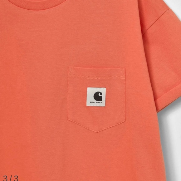 Carhartt WIP Pocket Tee, Shrimp - Medium - Picture 5 of 7